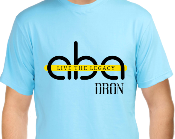Men's Tshirt - Live the Legacy - ABA02 SkyBlue