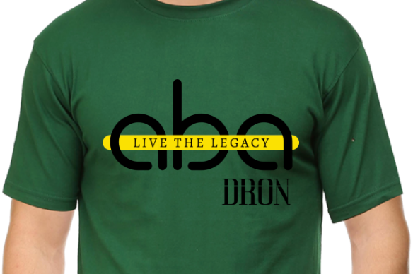 Men's Tshirt - Live the Legacy - ABA02 Bottle Green