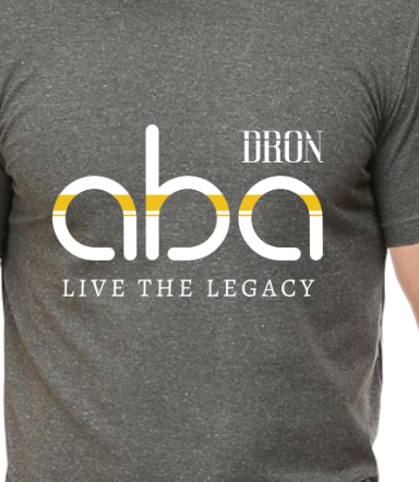 Men's Tshirt - DRON ABA DARK - ABA10 Charcoal Melange