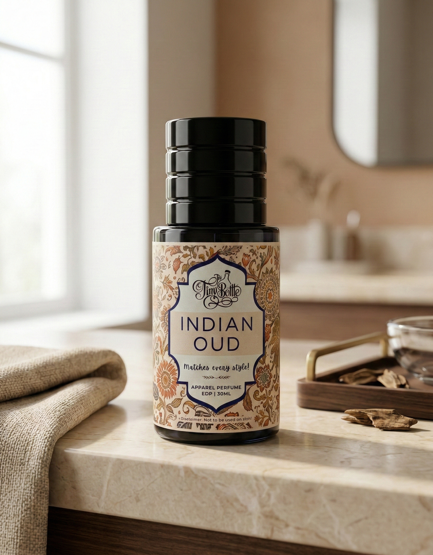 Indian Oud By The Tiny Bottle Apparel Perfume Eau de Parfum 30ml
