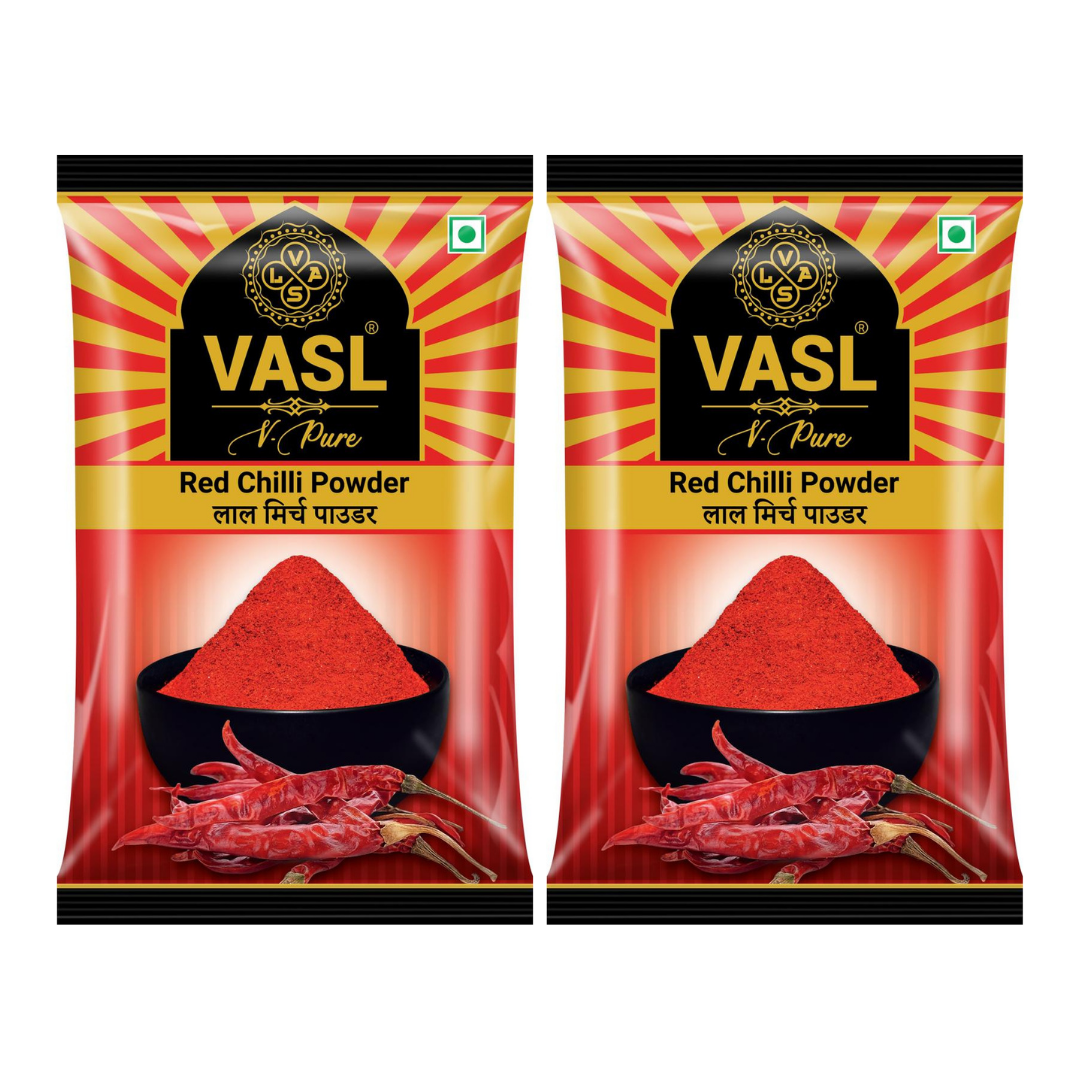 Vasl Red Chilli Powder (500gm) (Pack of 2)