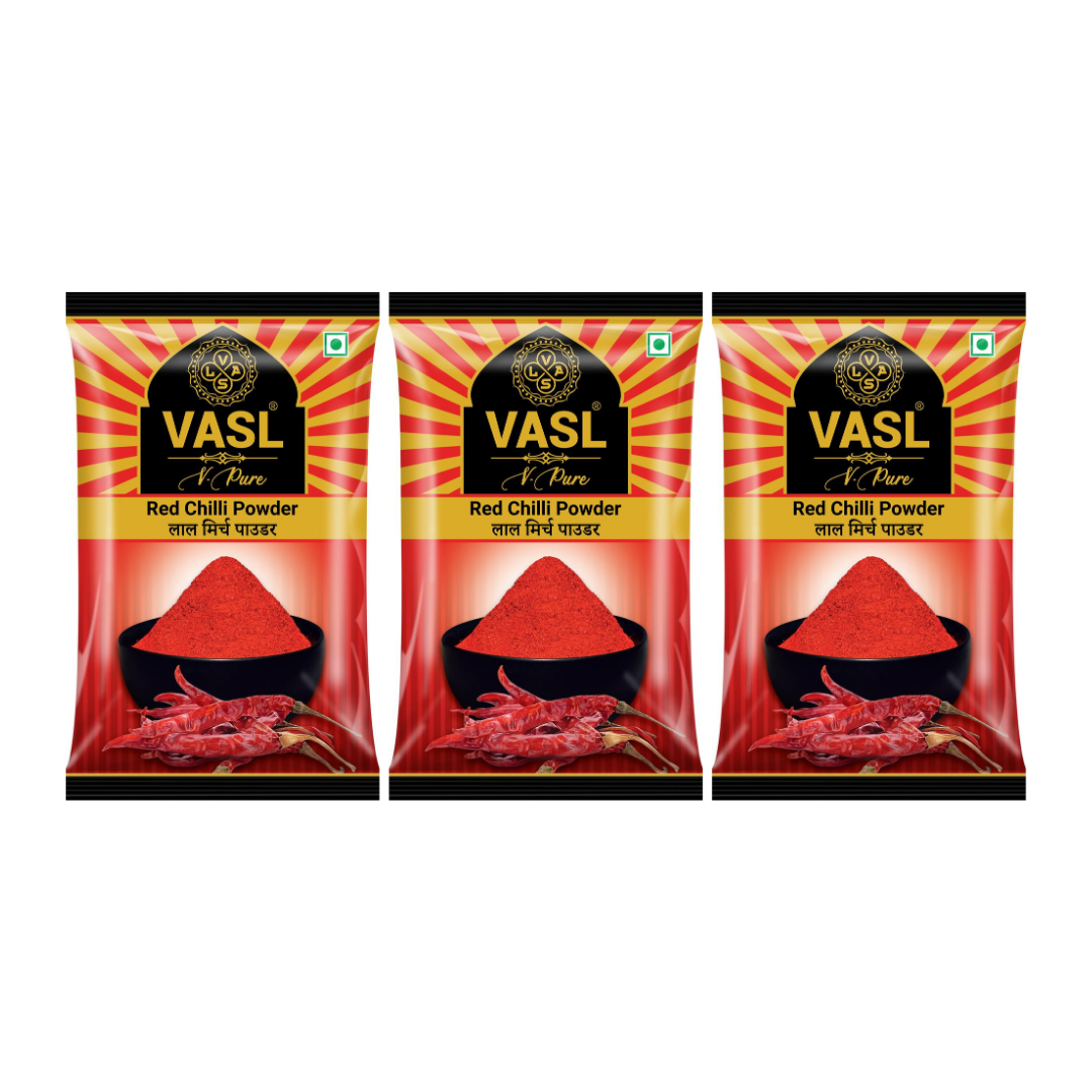 Vasl Red Chilli Powder (200gm) (Pack of 3)