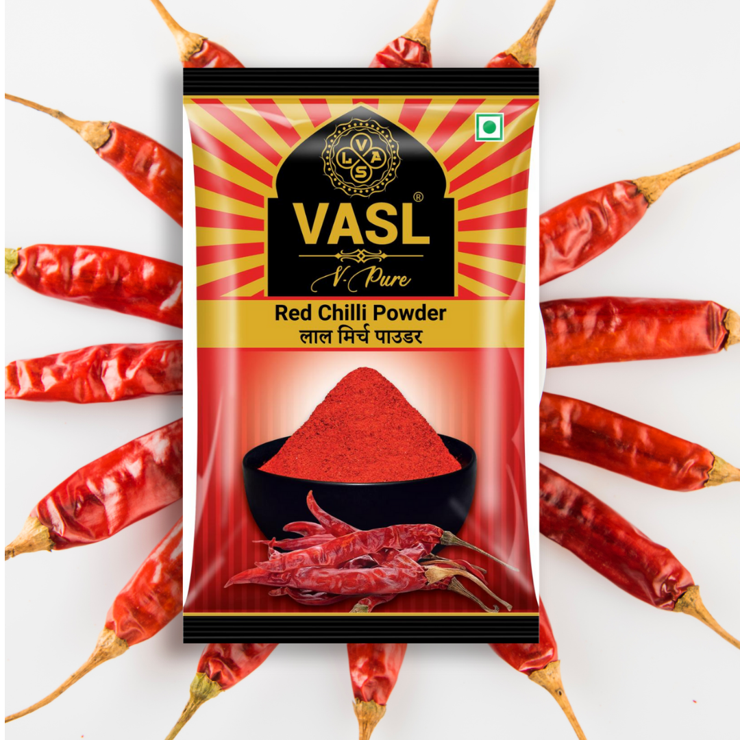 Vasl Red Chilli Powder (500gm) (Pack of 2)