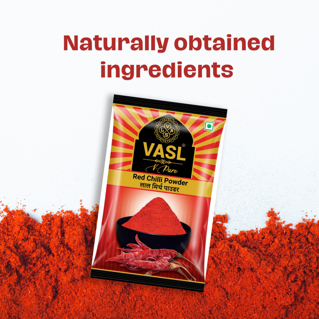 Vasl Red Chilli Powder (500gm) (Pack of 2)