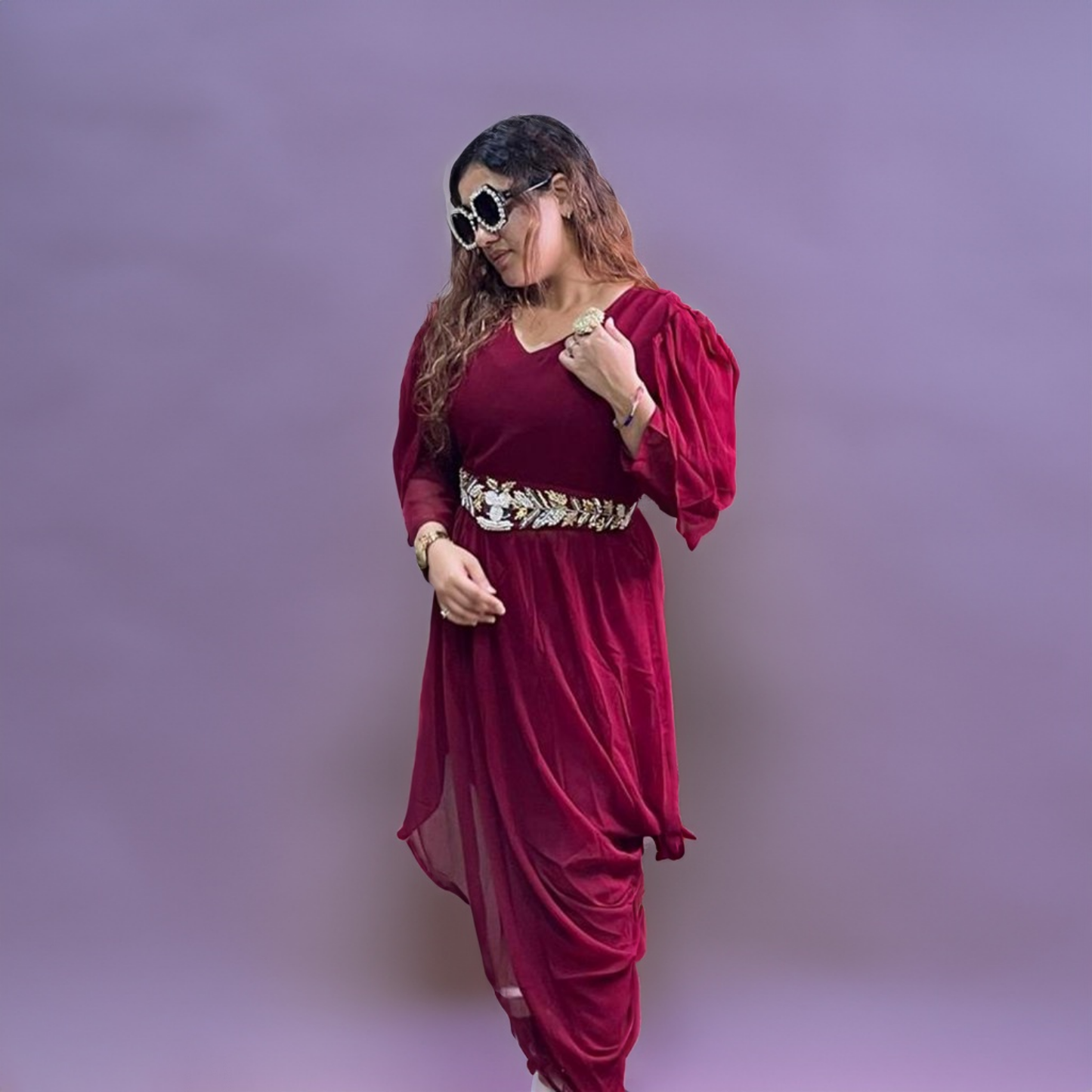 Designer Western Dress - DD 34 - Uranus