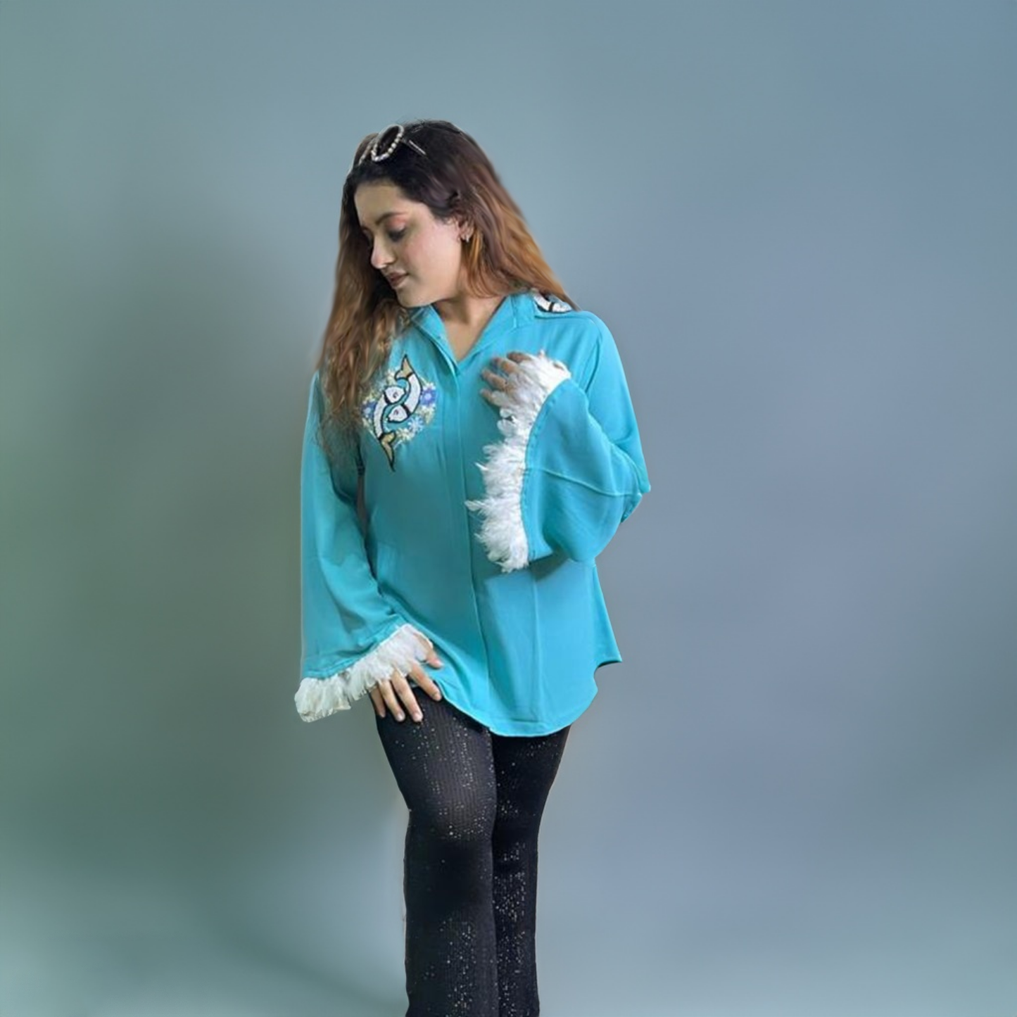 Designer Western Dress - DD 49 - Uranus