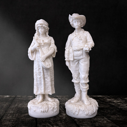 Man and Woman Decoration Piece Pair - EA23