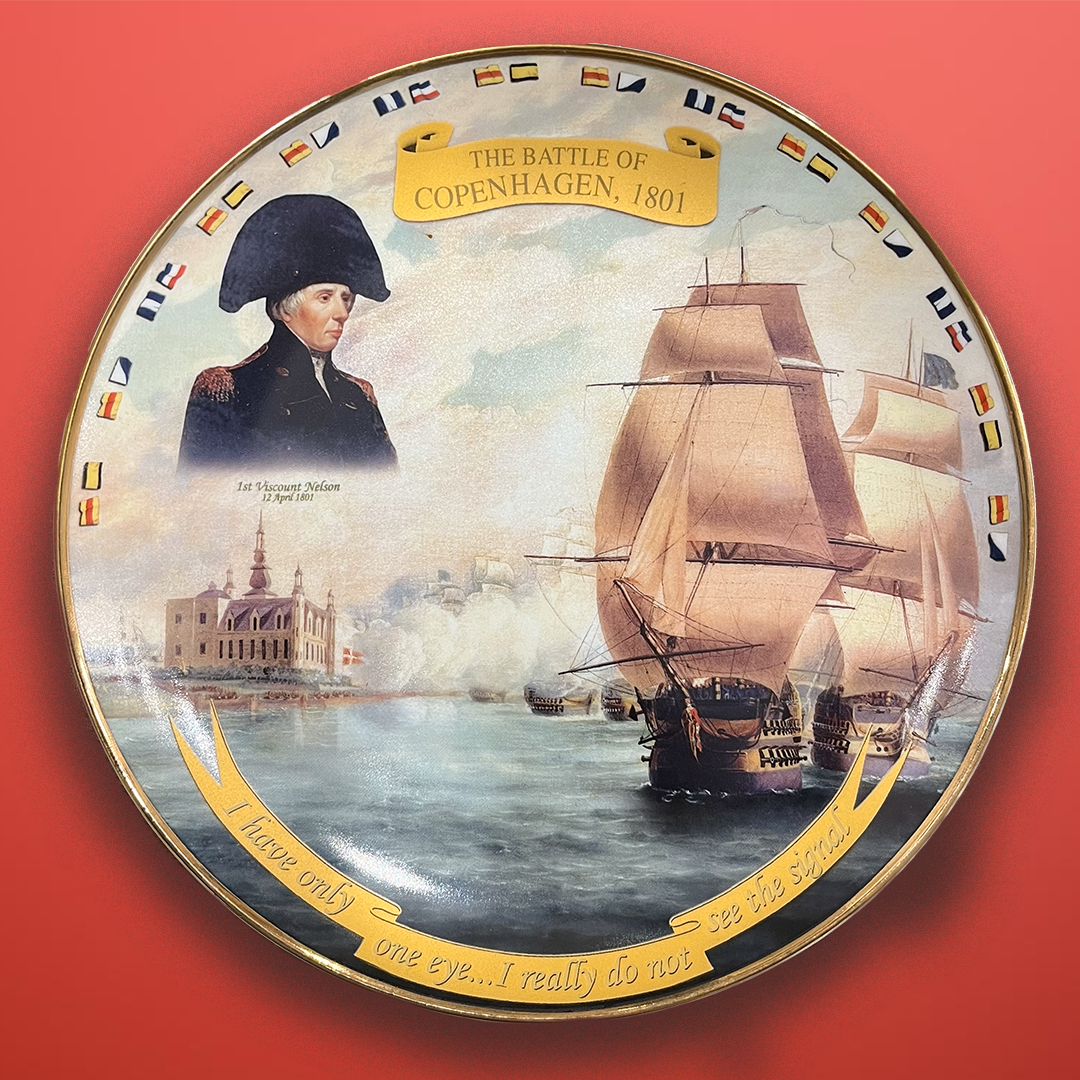 The Battle of Copenhagen 12 April 1801 Wall Plate - EA38