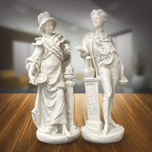 Boy and Girl Decoration Piece Pair - EA21