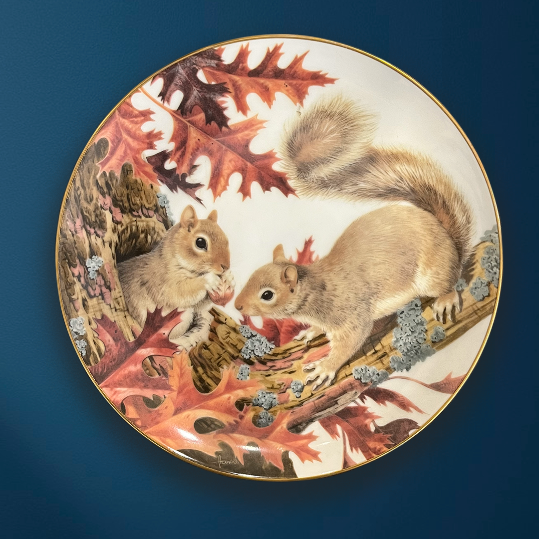 Porcelain Plate The Forest Year Wall Plate - EA40