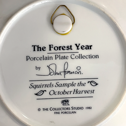 Porcelain Plate The Forest Year Wall Plate - EA40