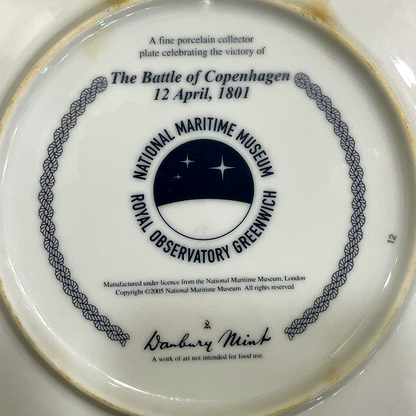 The Battle of Copenhagen 12 April 1801 Wall Plate - EA38