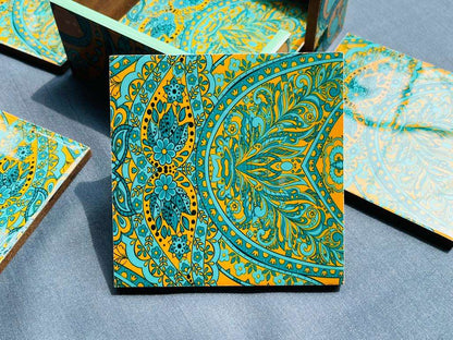 Set of 5 Coasters - LP 03 - Uranus