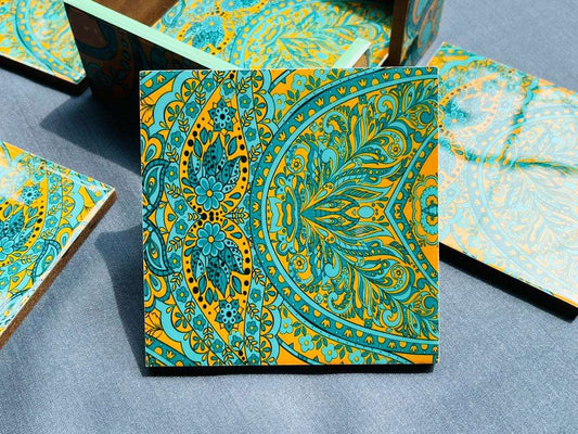 Set of 5 Coasters - LP 03 - Uranus