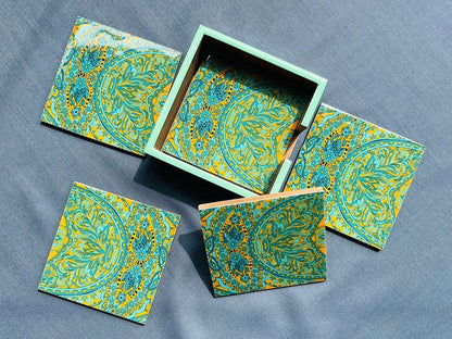 Set of 5 Coasters - LP 03 - Uranus