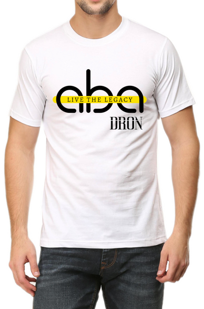 Men's Tshirt - Live the Legacy - ABA02 White