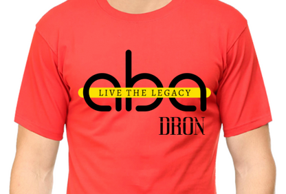 Men's Tshirt - Live the Legacy - ABA02 Red