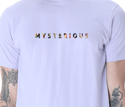 Men's Tshirt - DRON MYSTERIOUS MINIMALIST - ABA22 Lavender