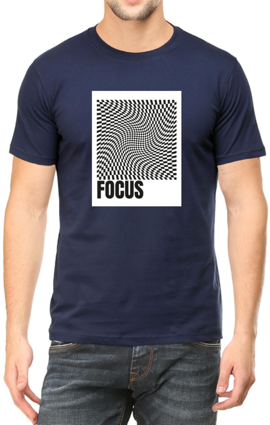 Men's Tshirt - DRON FOCUS - ABA15 Navy Blue