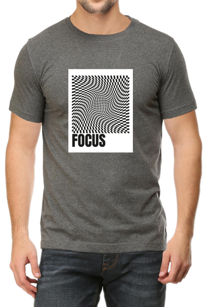 Men's Tshirt - DRON FOCUS - ABA15 Chargoal Melange