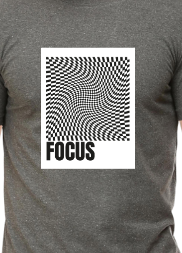 Men's Tshirt - DRON FOCUS - ABA15 Chargoal Melange