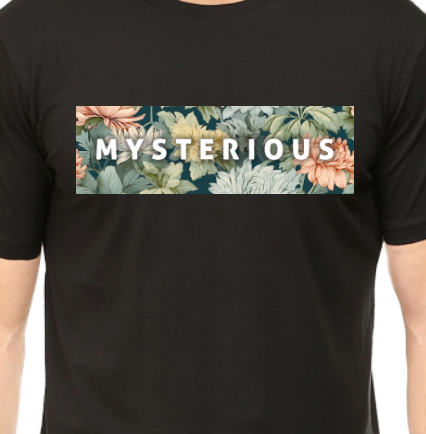 Men's Tshirt - DRON MYSTERIOUS MAN - ABA20 Black