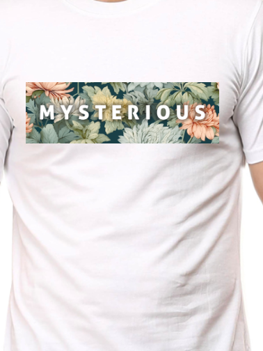 Men's Tshirt - DRON MYSTERIOUS MAN - ABA20 White