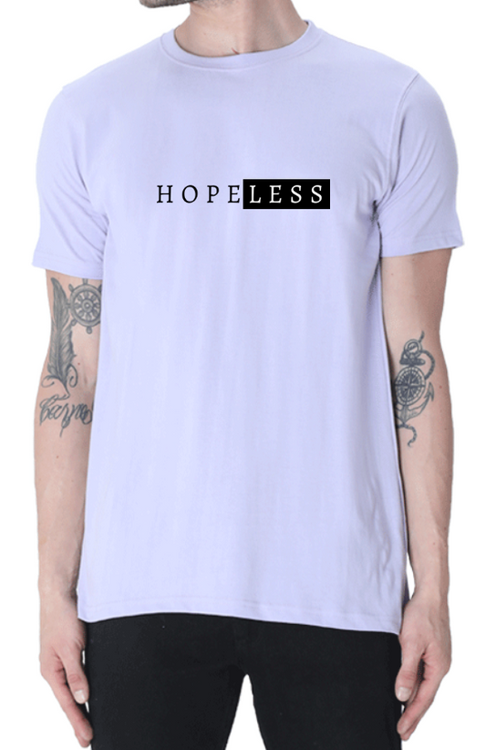 Men's Tshirt - DRON HOPE LESS MINIMALIST - ABA25 Lavender