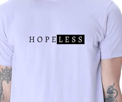 Men's Tshirt - DRON HOPE LESS MINIMALIST - ABA25 Lavender