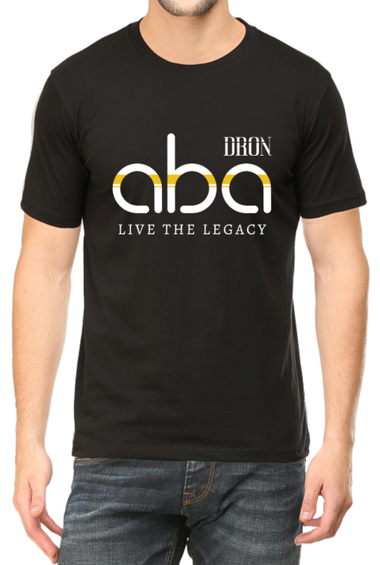 Men's Tshirt - DRON ABA DARK - ABA10 Black