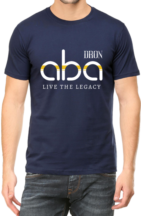 Men's Tshirt - DRON ABA DARK - ABA10 Navy Blue