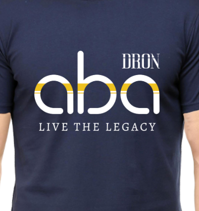 Men's Tshirt - DRON ABA DARK - ABA10 Navy Blue