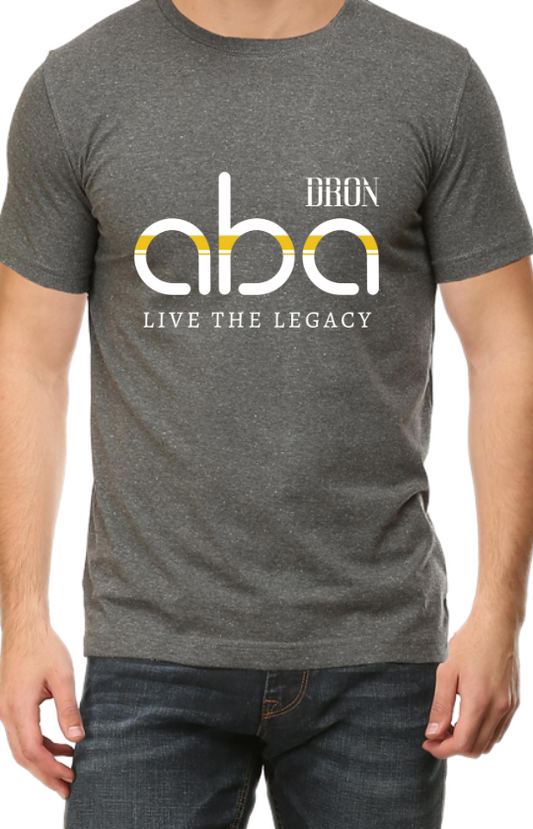 Men's Tshirt - DRON ABA DARK - ABA10 Charcoal Melange