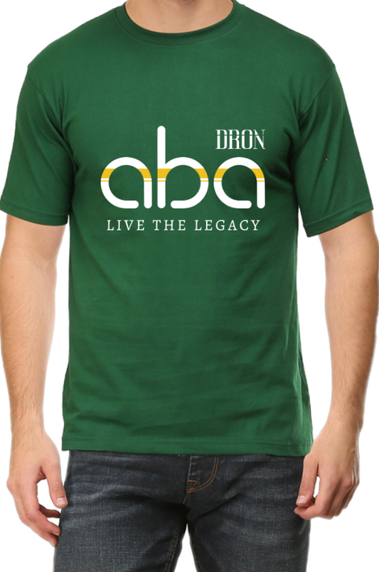 Men's Tshirt - DRON ABA DARK - ABA10 Bottle Green