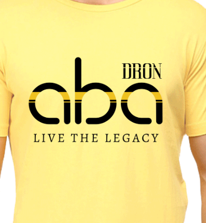 Men's Tshirt - DRON ABA LIGHT - ABA11 Yellow