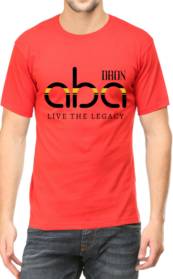 Men's Tshirt - DRON ABA LIGHT - ABA11 Red