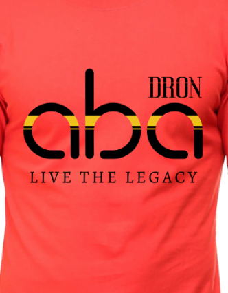 Men's Tshirt - DRON ABA LIGHT - ABA11 Red