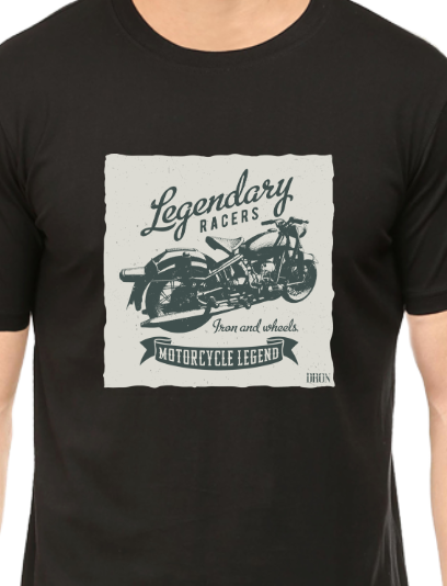 Men's Tshirt - DRON LEGENDARY- ABA40 Black