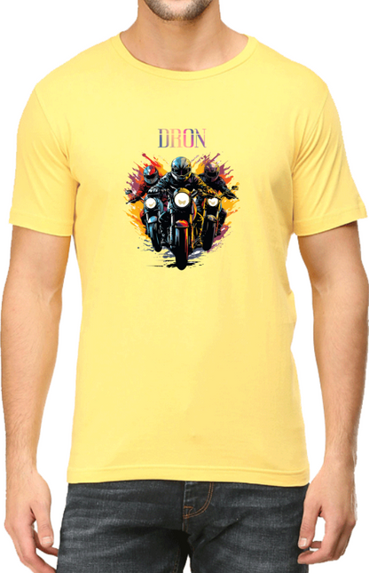 Men's Tshirt - DRON RIDERS - ABA42 Yellow