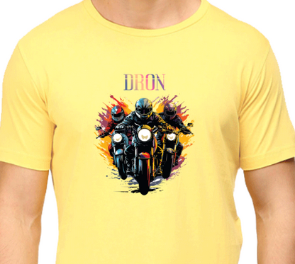 Men's Tshirt - DRON RIDERS - ABA42 Yellow