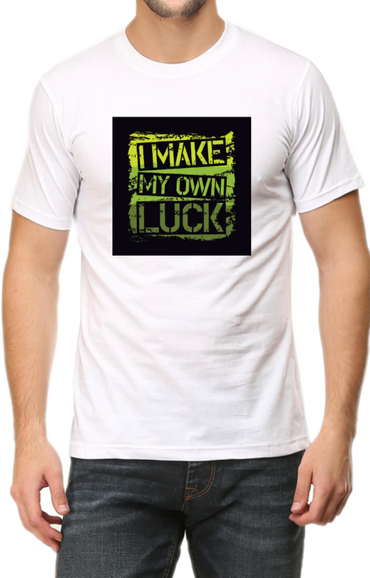 Men's Tshirt - DRON MAKE YOUR OWN WAY - ABA38 White