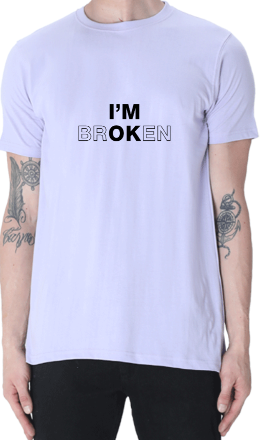 Men's Tshirt - DRON I AM OK - ABA68 Lavender