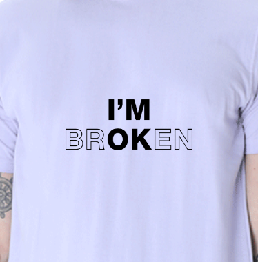 Men's Tshirt - DRON I AM OK - ABA68 Lavender