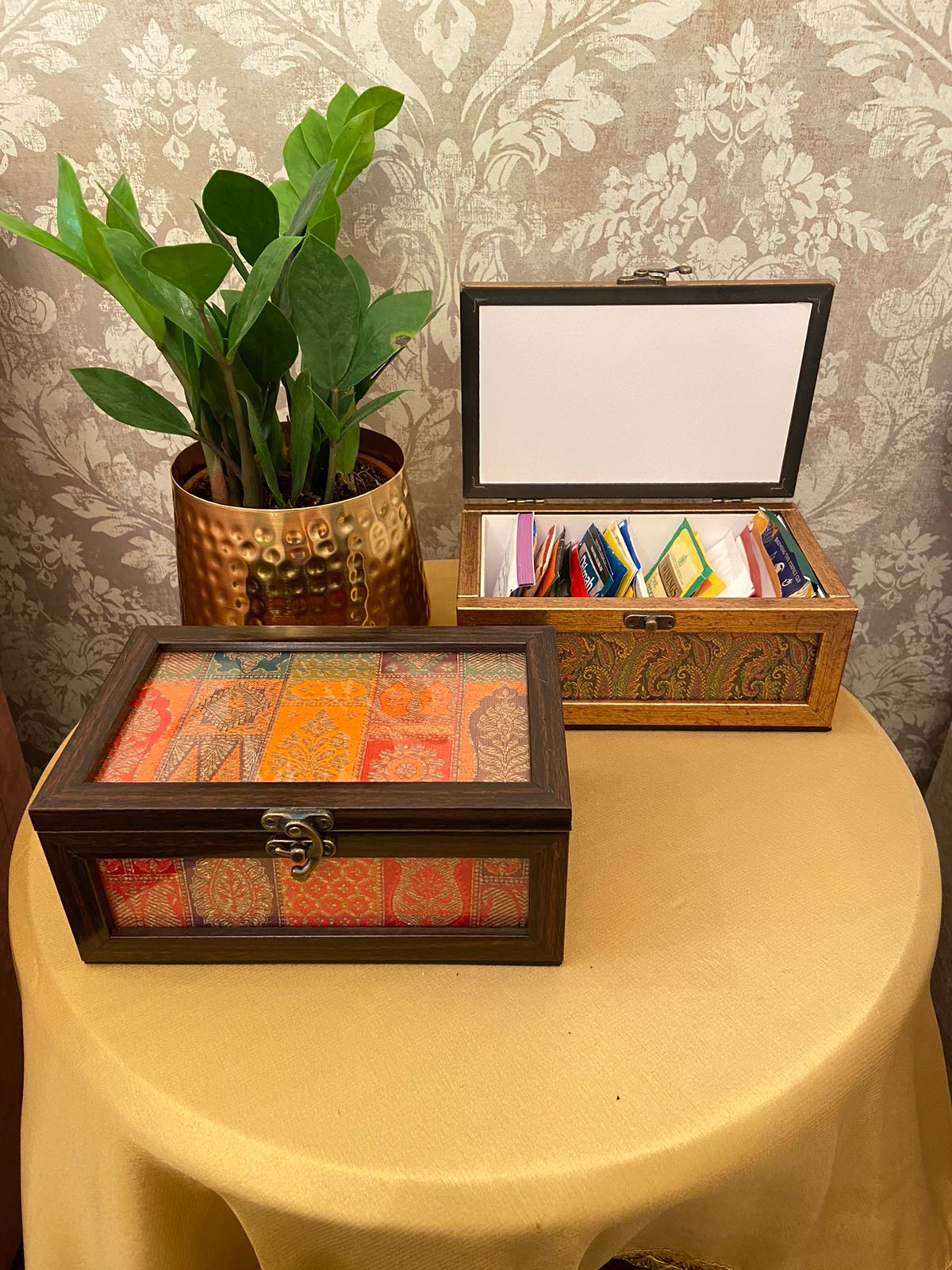 Exquisite Handmade Tea Chest/Jewellery Box - Uranus